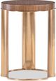 Hooker® Furniture Eleana Light Caramel Accent Table with Sunlit Bronze Base-2