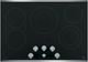 GE Profile™ Series 30" Black with Stainless Steel Electric Cooktop-0