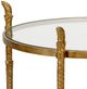 Wildwood Lamps Carley Glass Top Side Table with Bronze Base-1