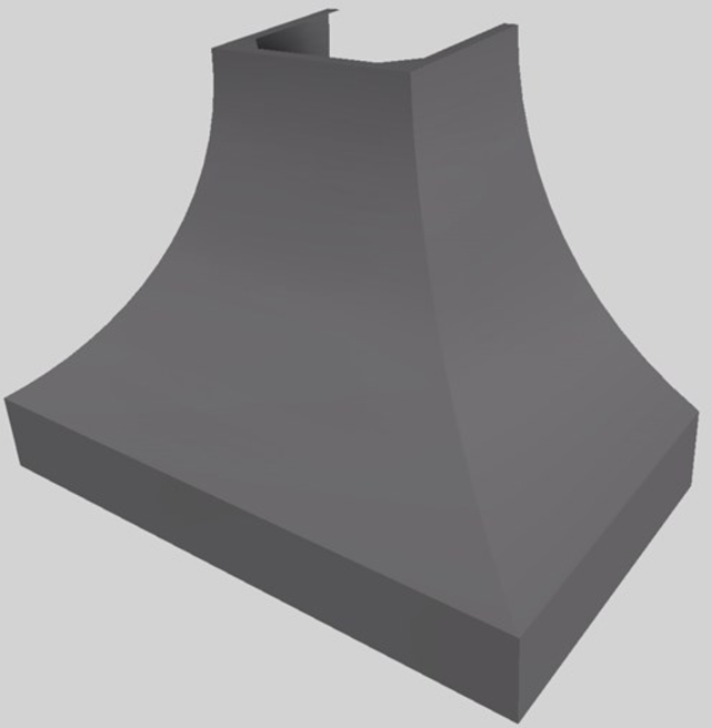 Vent-A-Hood® Designer Series 42" Gunsmoke Wall Mounted Range Hood-3