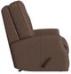 Flexsteel® Customizable Devon Leather Manual Rocking Recliner-2