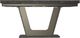 Amisco Customizable Amelia Thermo Fused Laminate Rectangular Dining Table Top with Metal Base-2