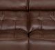 Franklin™ Corwin Dakota Brown Leather Double Manual Reclining Sofa-1