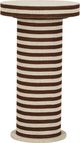 TOV Furniture Lyra Brown/Natural Striped Side Table-0