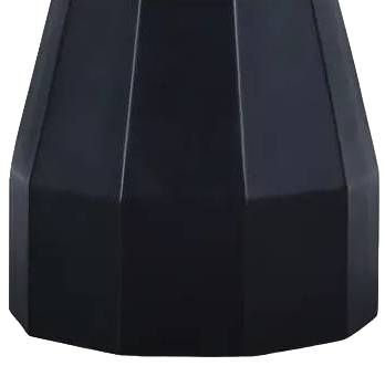 Moe's Home Collection Templo Black Concrete/Steel Outdoor Dining Table-1