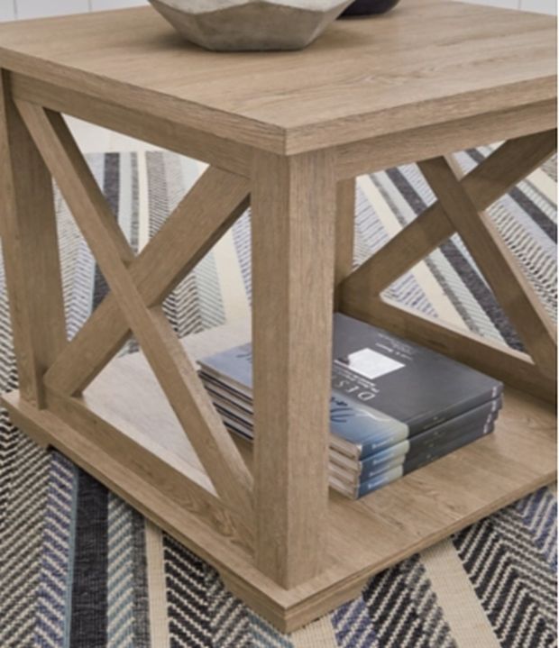 Signature Design by Ashley® Elmferd Light Brown End Table-4