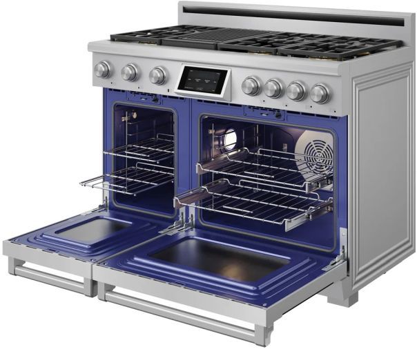 Thor Kitchen® X Series 48" Stainless Steel Freestanding Pro Style Dual Fuel LP Gas Range-4