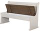 Sunny Designs™ Carriage House Buckskin/Marble White Breakfast Nook Long Bench-2