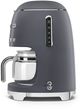 Smeg 50's Retro Style Slate Grey Countertop Coffee Maker-2
