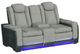 Elements International Lantana Charcoal/Rocky Cement Power Motion Reclining Loveseat-0