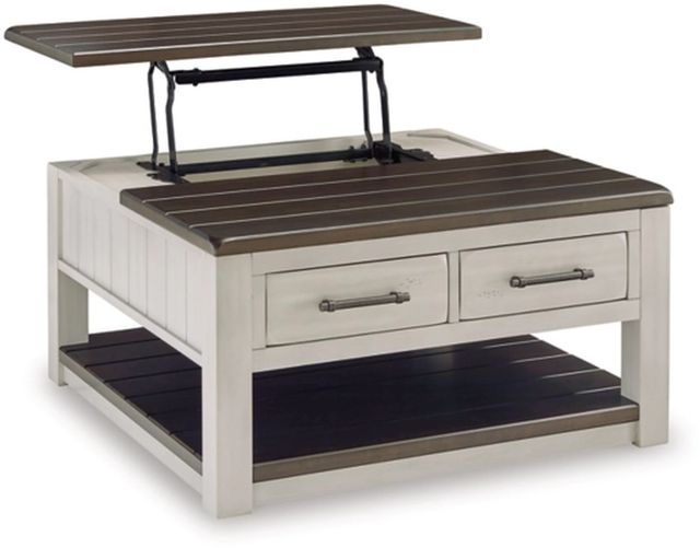Signature Design by Ashley® Darborn Gray/Brown Lift-Top Coffee Table-4