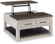 Signature Design by Ashley® Darborn Gray/Brown Lift-Top Coffee Table-4