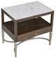 Fairfield® West Camden Tahitian Pearl/White Carrera Nightstand-4