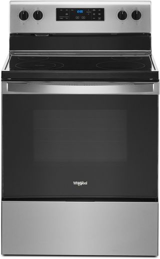 Whirlpool® 30" Stainless Steel Free Standing Electric Range