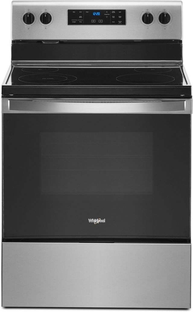 Whirlpool® 30" Stainless Steel Free Standing Electric Range-0