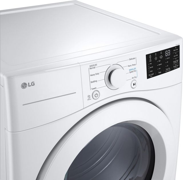 LG 7.4 Cu. Ft. White Front Load Electric Dryer-5