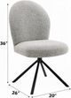 ACME Furniture Lawton 2-Piece Black/Gray Swivel Side Chair Set-2