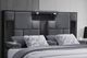 Global Furniture USA Oscar Dark Gray 8 King Panel Bed-4