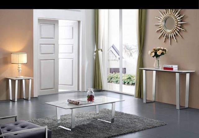 Meridian Furniture Carlton Chrome End Table-3
