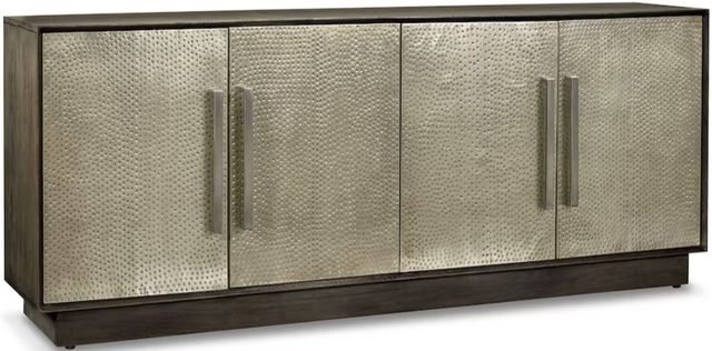 Bassett® Furniture Macon Natural Golden Brown/Nickel Entertainment Credenza-0