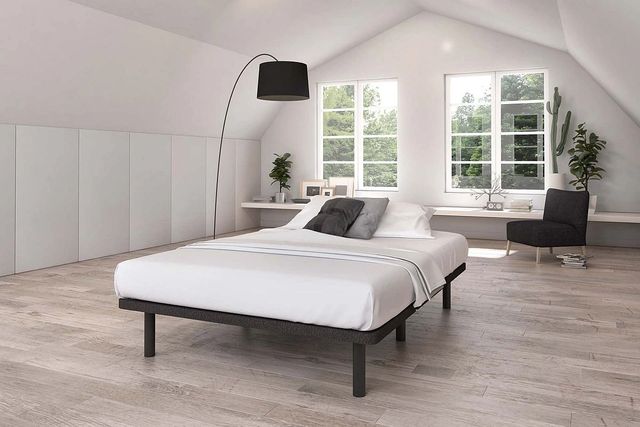 Beaudoin Level Spectrum Grey Twin Platform Bed-1