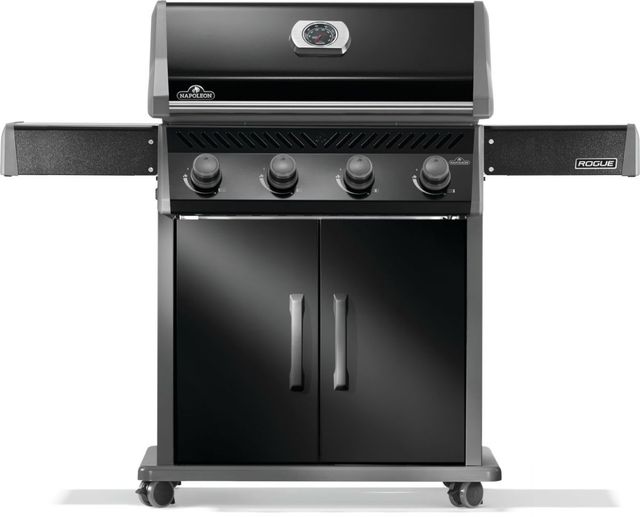 Napoleon Rogue® 525 4-Burner Black/Stainless Steel Freestanding Natural Gas Grill-0