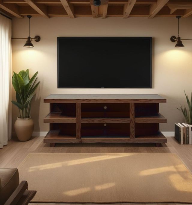 Legends Home Laurel Canyon Bourbon Oak 64" TV Console-1