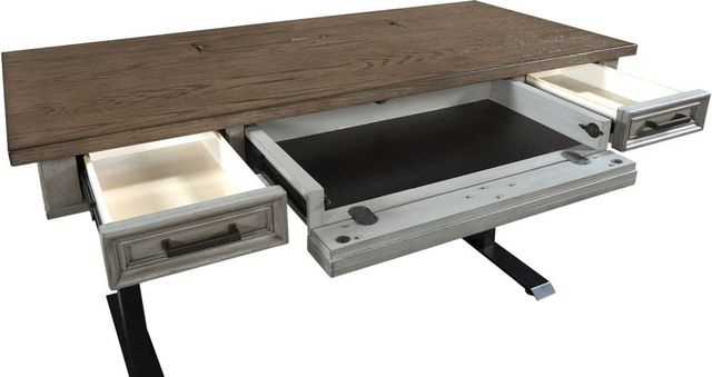 aspenhome® Caraway Aged Slate 60" Lift Desk-3