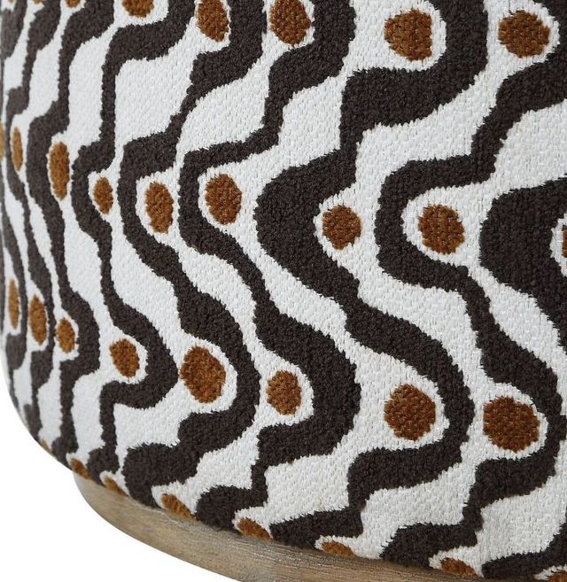 Uttermost® Cas Espresso Plush Ottoman-4