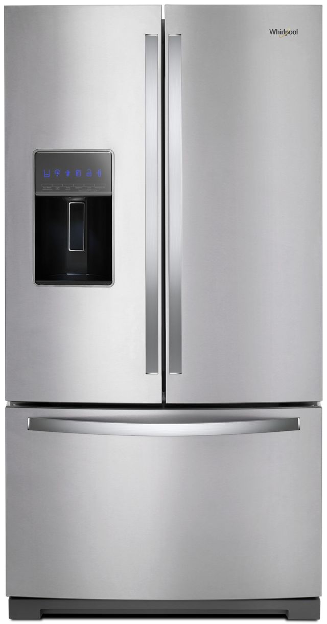 Factory Blemish - Whirlpool® 26.8 Cu. Ft. Fingerprint Resistant Stainless Steel French Door Refrigerator-0