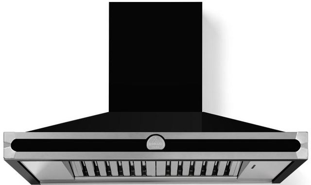 La Cornue CornuFé 110 43" Gloss Black Wall Mounted Chimney Hood-0