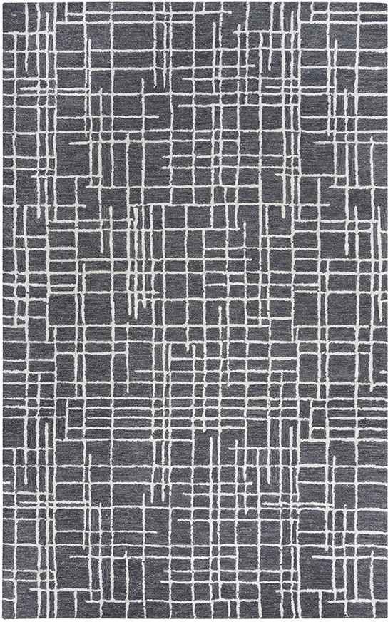 Rizzy Home Jazz Black 5'x8' Rectangular Rug-0