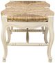 Furniture Classics French Brown/White Backless Settee-2