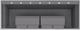 Vent-A-Hood® Designer Series 66" Gunsmoke Wall Mounted Range Hood-4