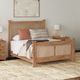 Intercon Oak Park Taupe Queen Slat Bed-1