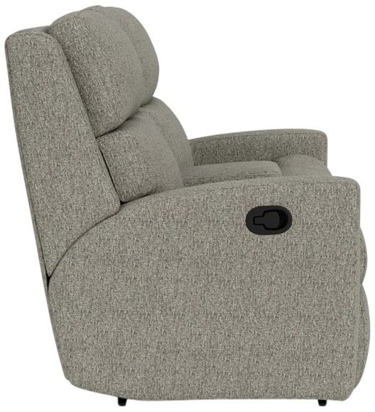 Flexsteel® Catalina Slate Manual Reclining Loveseat with Console-2