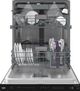 Beko 24" Fingerprint Free Stainless Steel Top Control Built In Dishwasher-1