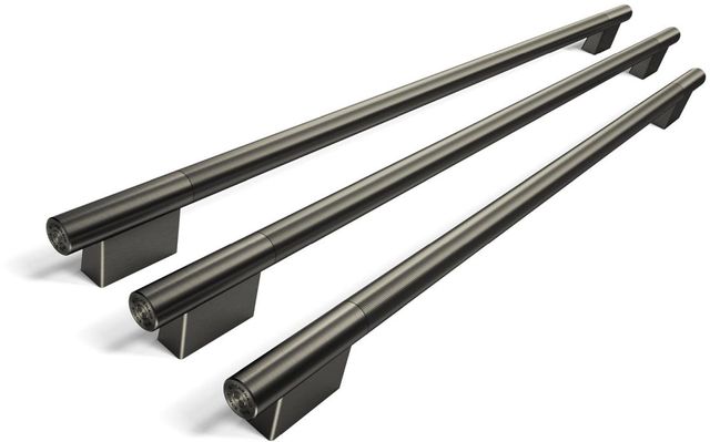 KitchenAid® 42" Black Ore Built-In French Door Bottom Mount Refrigerator Handle Kit-0