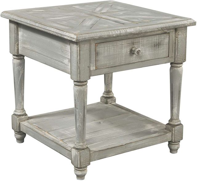 aspenhome® Hinsdale Greywood End Table-0