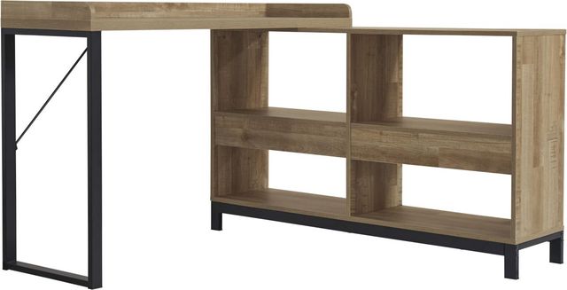 Signature Design by Ashley® Gerdanet 2-Piece Light Brown Home Office Desk-0