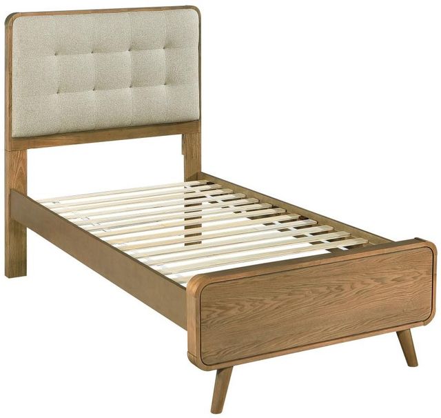 Coaster® Robyn Cool Beige/Light Ash Twin Platform Bed -1