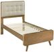 Coaster® Robyn Cool Beige/Light Ash Twin Platform Bed -1