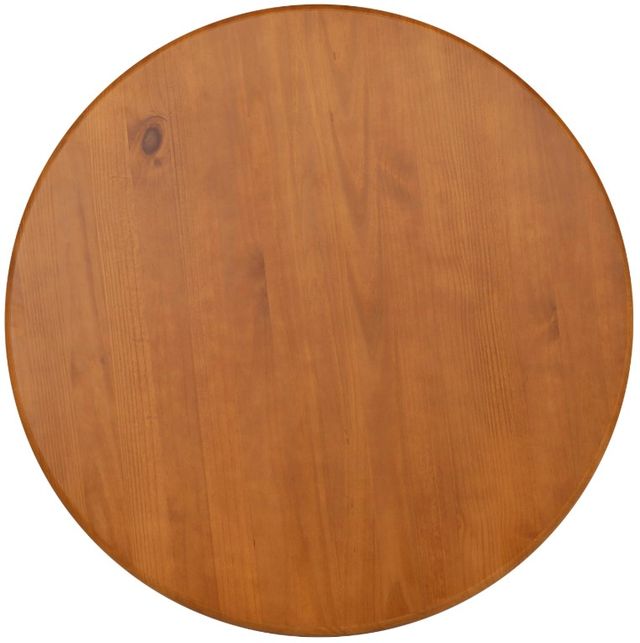 Linon Norah Caramel Pedestal Dining Table-3
