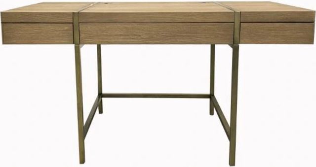 Bernards Elure Latte Writing Desk with USB-1