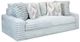 Elements International Serene Gray Hush Moonstruck Loveseat -0