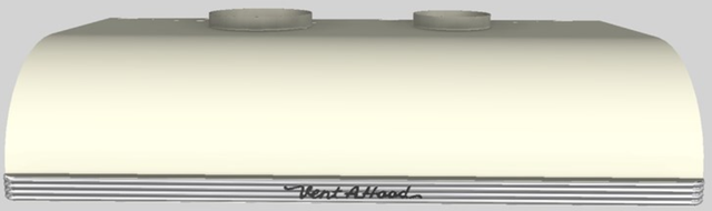 Vent-A-Hood® 42" Biscuit Retro Style Under Cabinet Range Hood-0