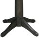 John Thomas Furniture® Dining Essentials Hickory Round Dining Table with Coal Transitional Pedestal Base-2
