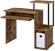 ACME Furniture Lyphre Black/Weathered Oak Computer Desk-2