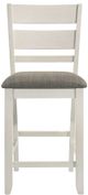 Liberty Furniture Brook Bay Gray/Textured White Counter Height Chair-2
