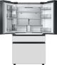 Samsung Bespoke 23 Cu. Ft. Custom Panel Ready/White Glass French Door Refrigerator with Family Hub™-3